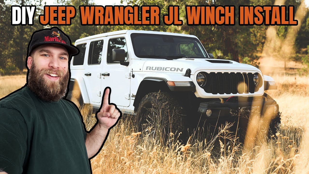 Как установить пластину для лебедки и саму лебедку на Jeep Wrangler 2021-2024 JLUR
