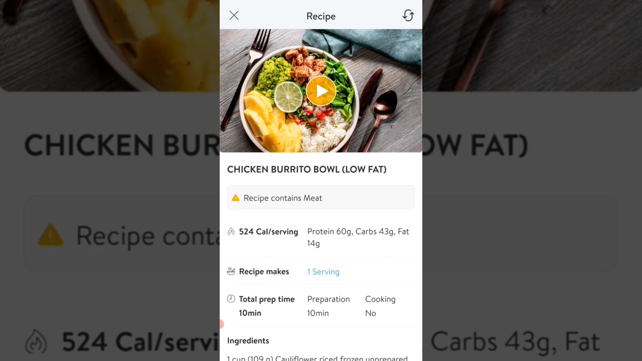 😋Quick Healthy Recipe From My Personal Training App