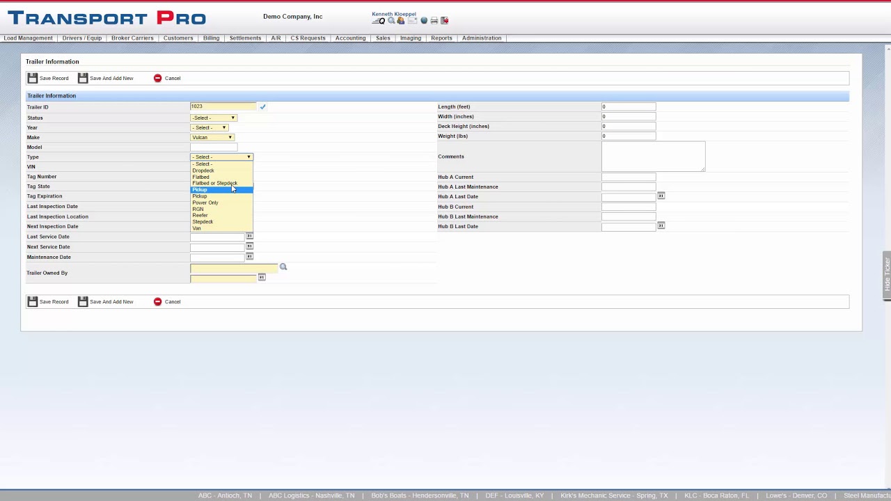 Manage Drop down Values