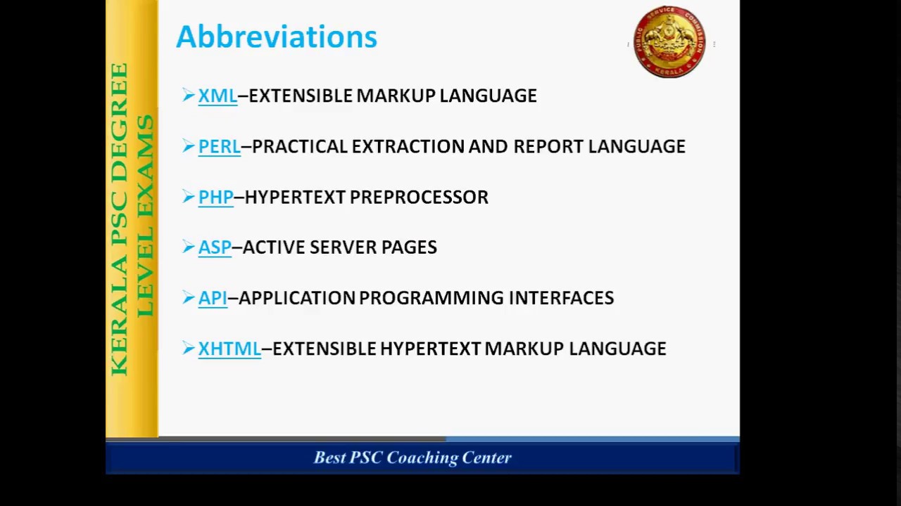 HSST COMPUTER SCIENCE -PART 6