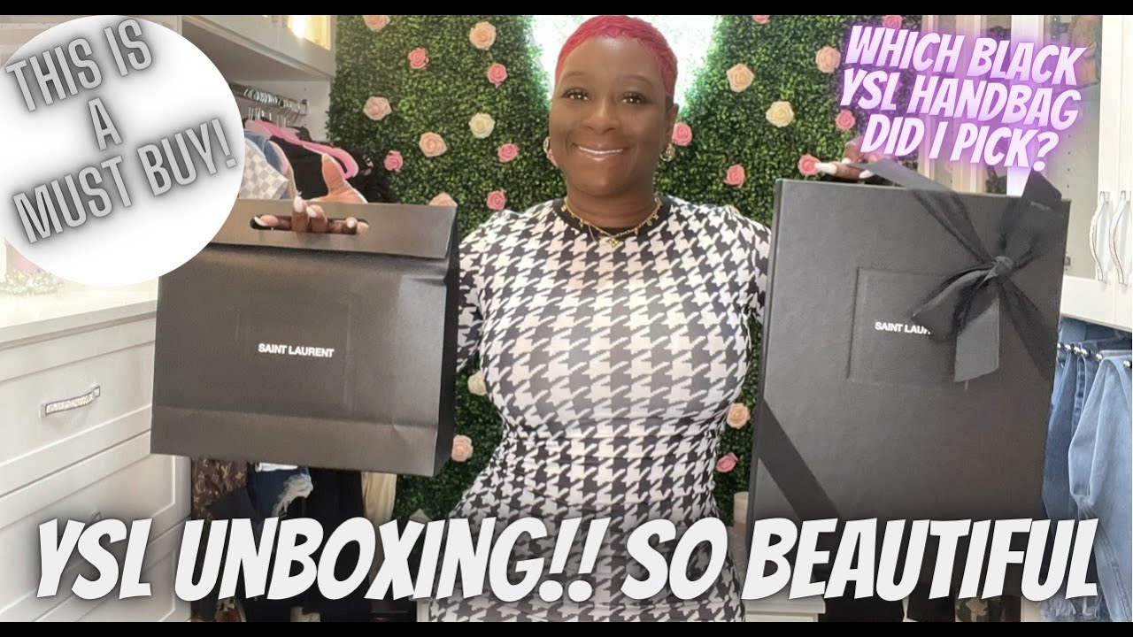 😱 MUST SEE YSL UNBOXING | SAINT LAURENT HAND BAGS | YSL SUNSET | YSL LOULOU | YSL WRISTLET
