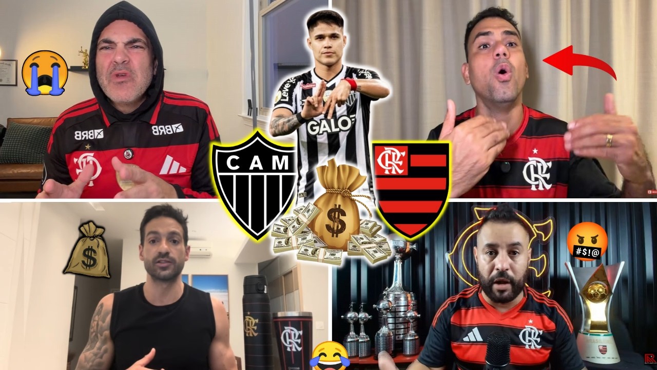 REAÇÕES DOS FLAMENGUISTAS DESESPERADOS COM LUIZ ARAÚJO NO ATLÉTICO-MG
