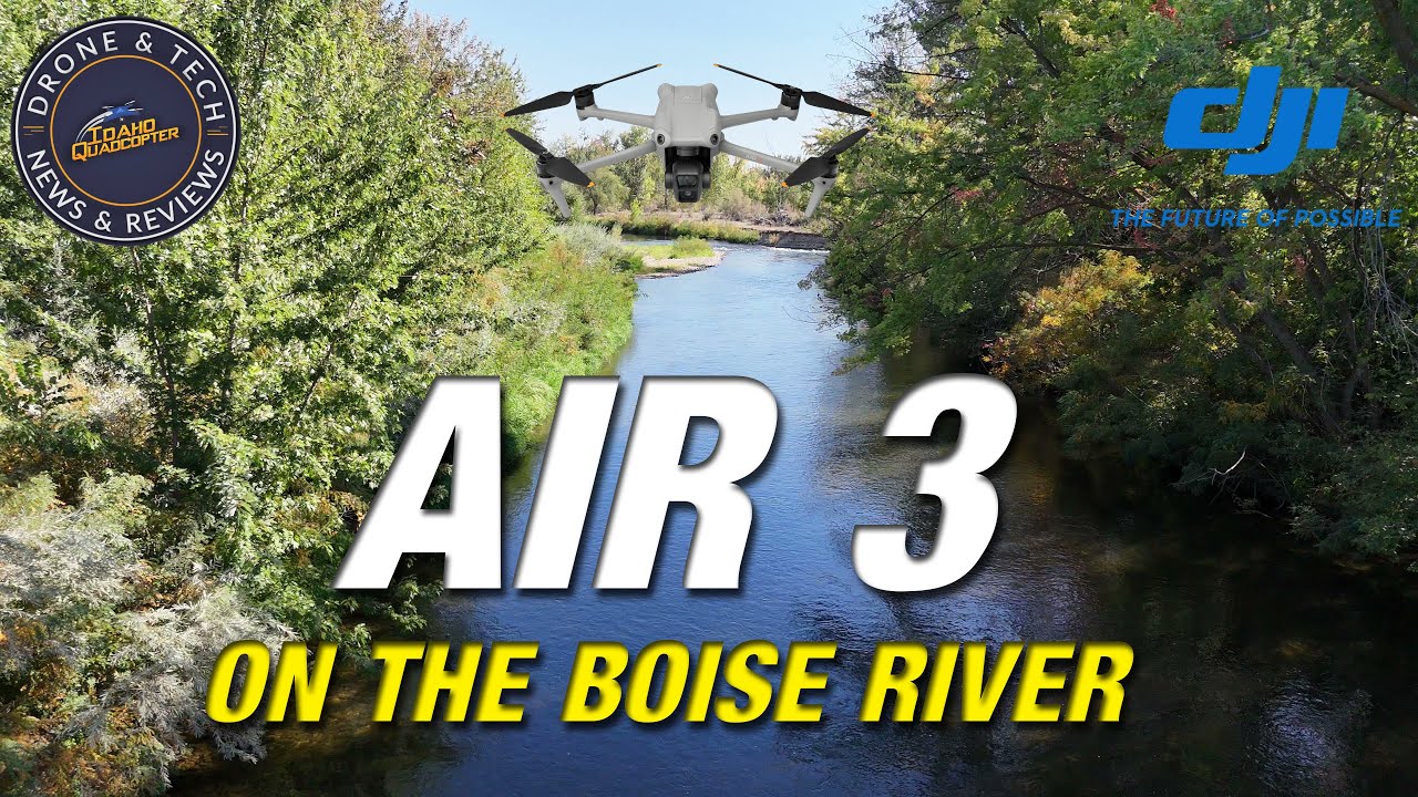 DJI Air 3 in Eagle Idaho on the Boise River - Are the Fall Colors Showing Yet?