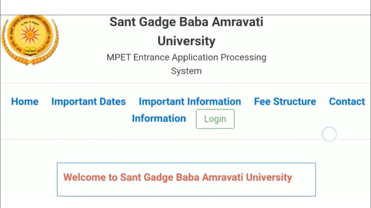 #SGBAUAmravati | #PhDCell  #MPET2021 | #CompleteProcess|Filling Online Application | #Instructions