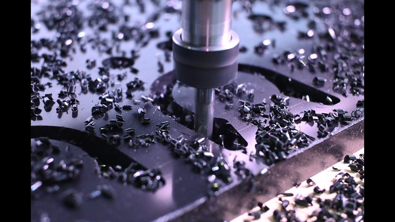 Cnc router milling HDPE