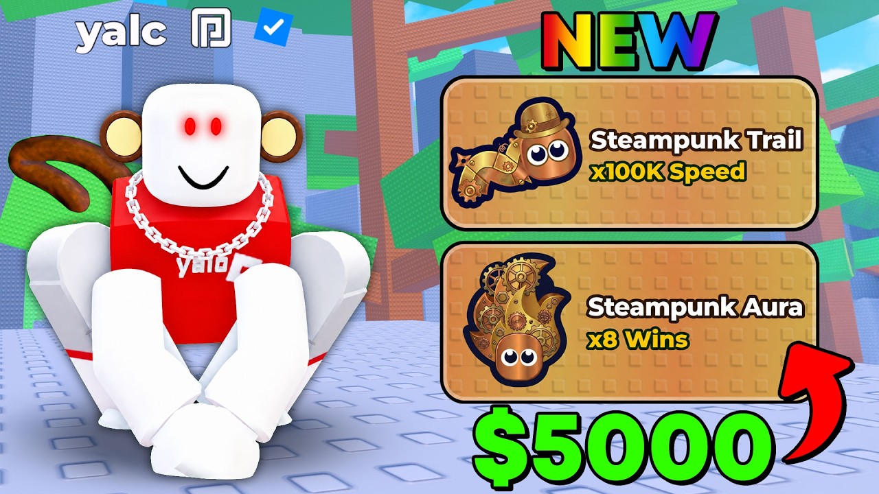 NEW $5000 STEAMPUNK Bundle is INSANE in +1 Speed Monkey Escape!