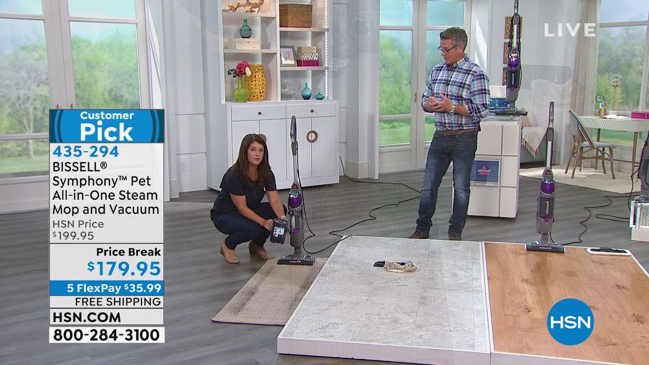 BISSELL Symphony Pet AllinOne Vacuum and Steam Mop
