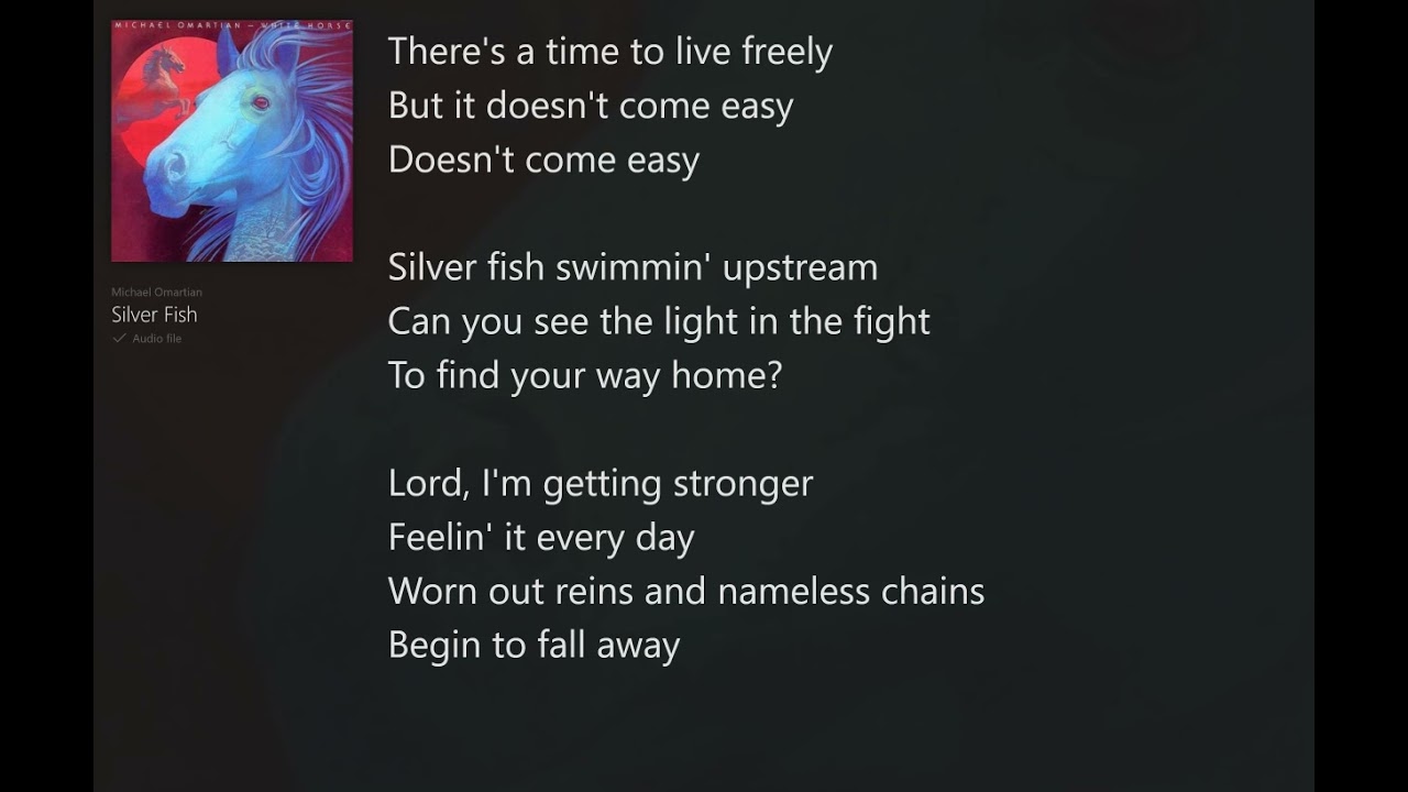 Silver Fish (with Lyrics) Michael Omartian/White Horse
