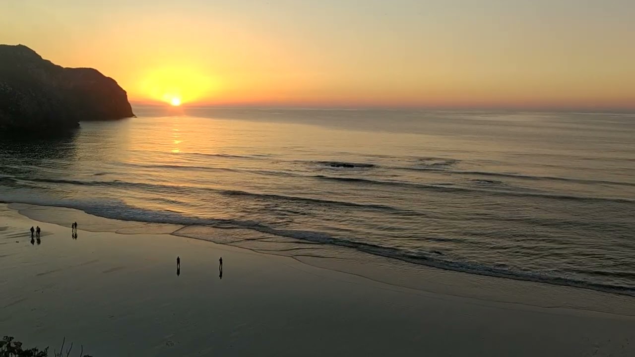 playa Vidiago, puesta de sol,  12/7/22
