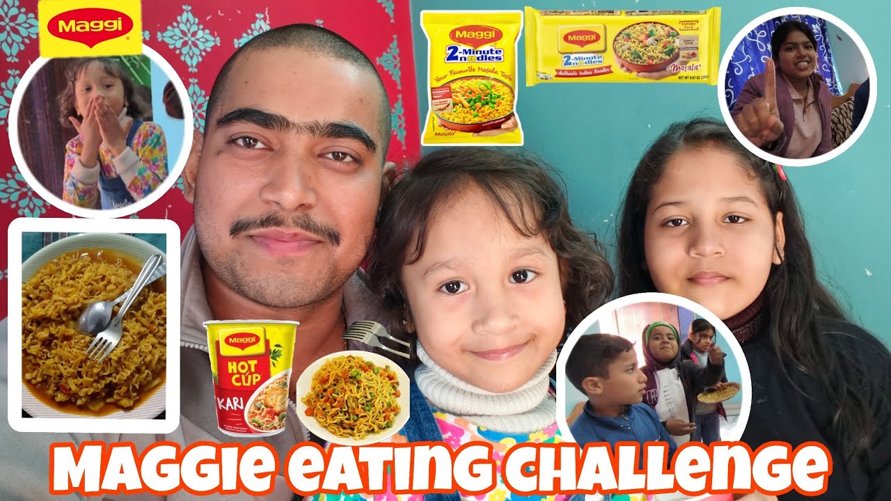 Maggie Eating Challenge 😊 | Ravi Ranjan Vlogs 