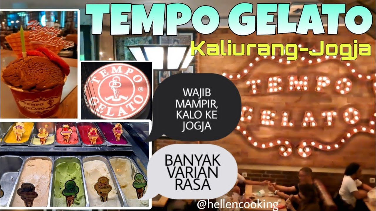 TEMPO GELATO Kaliurang Jogjakarta | Daftar Harga Tempo Gelato Terbaru
