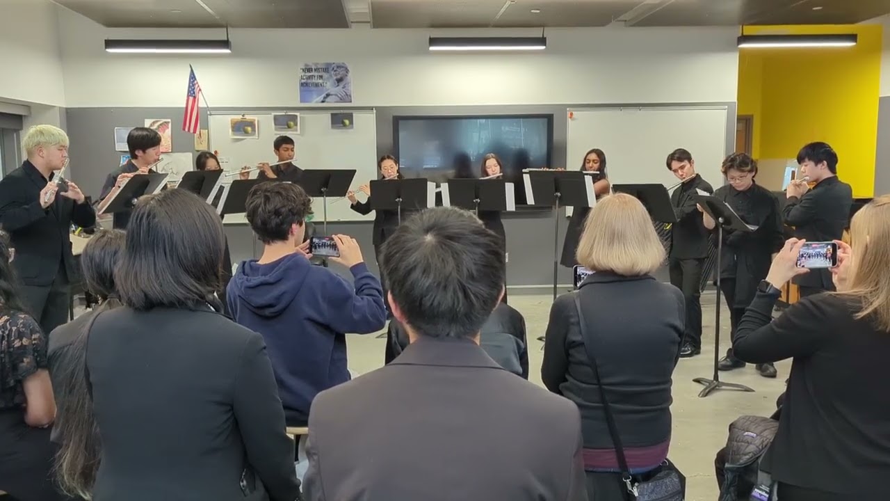 Whirl, by Kay Kahkonen, as performed by the Mercer Island High School Flute Ensemble 