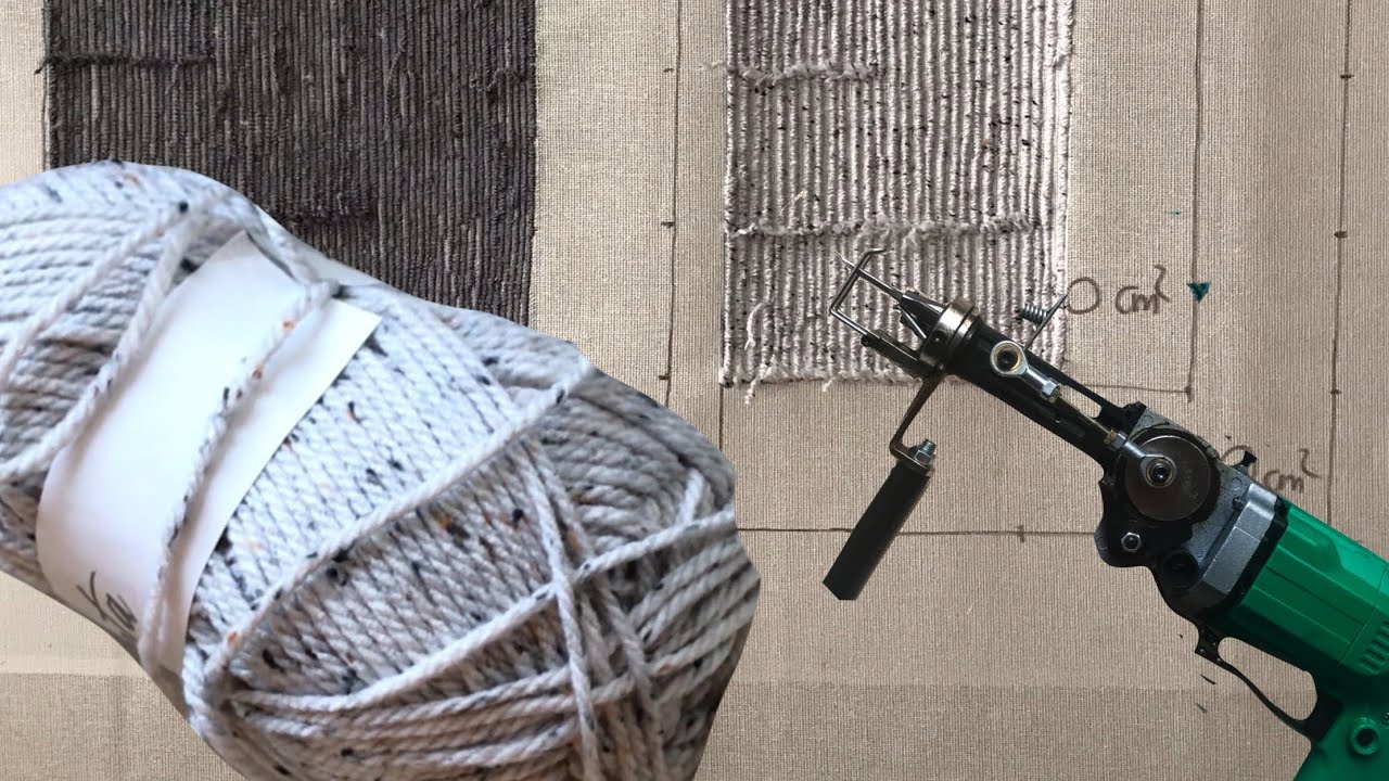 Cuanta lana o estambre necesito para hacer mi alfombra de Tufting