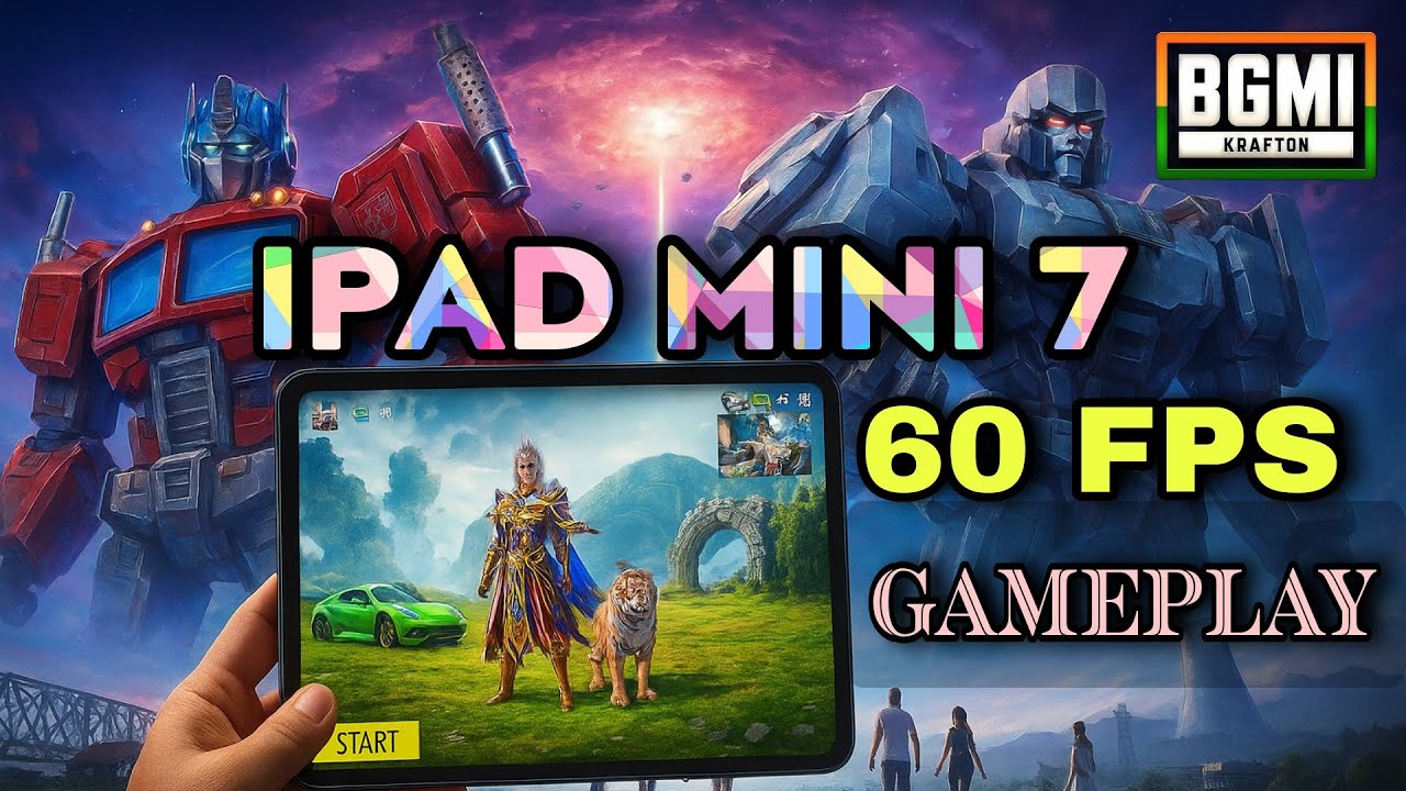 120ms BGMI RUSH GAMEPLAY IN IPAD MINI 7 60 FPS @90sRam #90sram #bgmi #bgmilive #bgmiindia