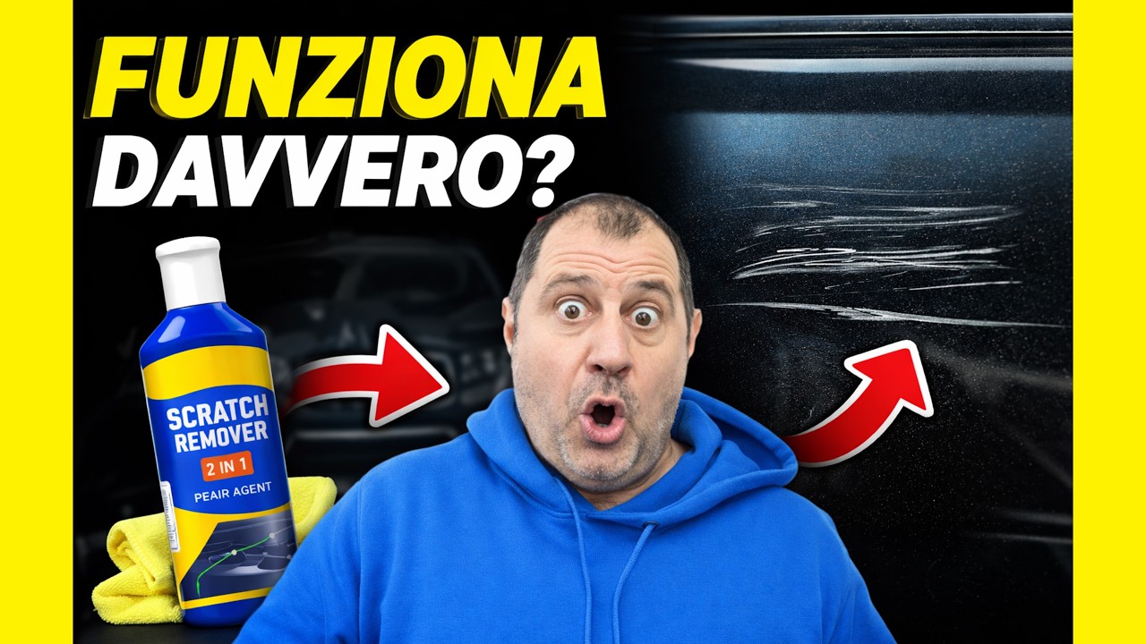 Il trucco cinese per togliere i graffi da auto e vetri (funziona?)