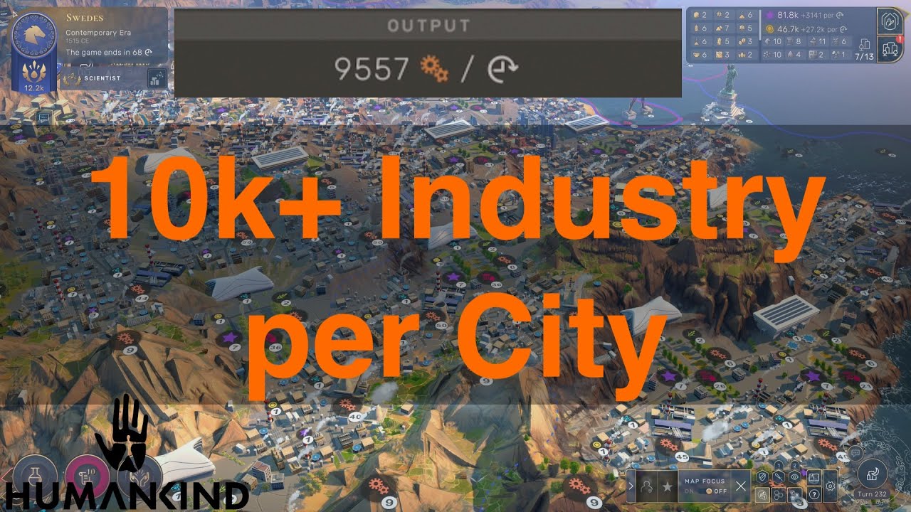 Get 10k+ Industry/ Production in Cities in Humankind