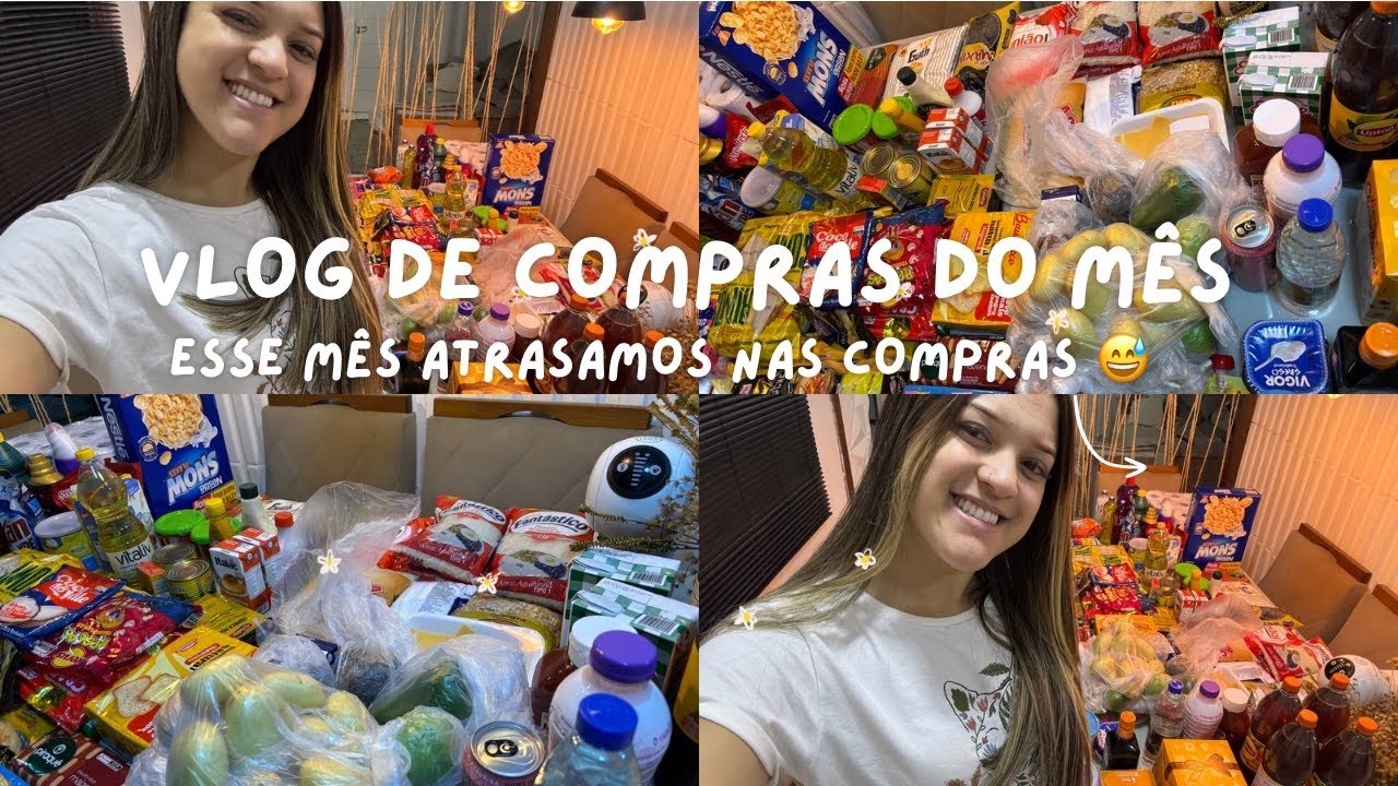 COMPRAS DO M&Ecirc;S PARA CASAL 🛒 