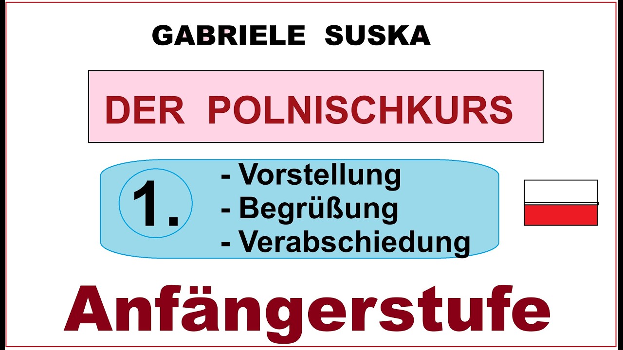 Polnischkurs - 1. Stunde (A1)