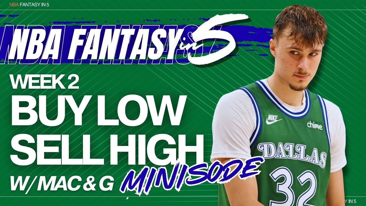 NBA FANTASY BASKETBALL | 20+ BUY LOW & SELL HIGH | THE MINISODE