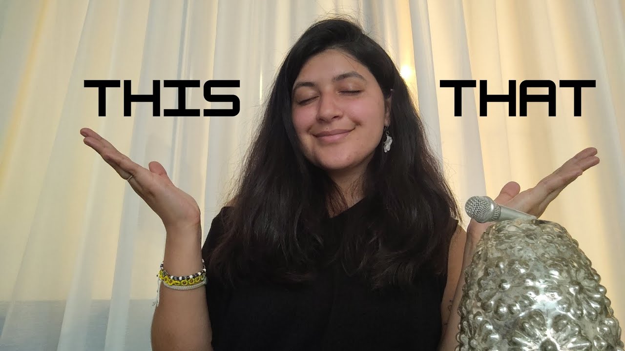 ASMR Español - This or That? Que sonido prefieres?