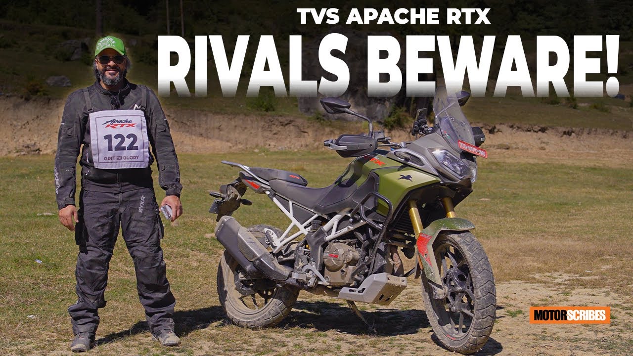Обзор TVS Apache RTX 300 на худших дорогах Шимлы!