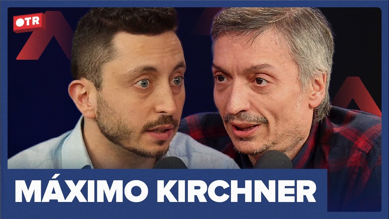 Máximo Kirchner con Iván Schargrodsky en #OnTheRecord