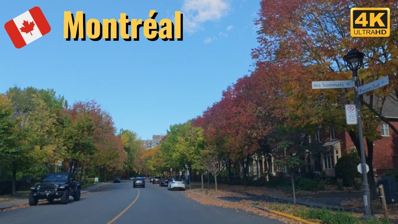 [4K]🍁Fall Drive Through Nun’s Island | a Hidden Autumn Paradise | 