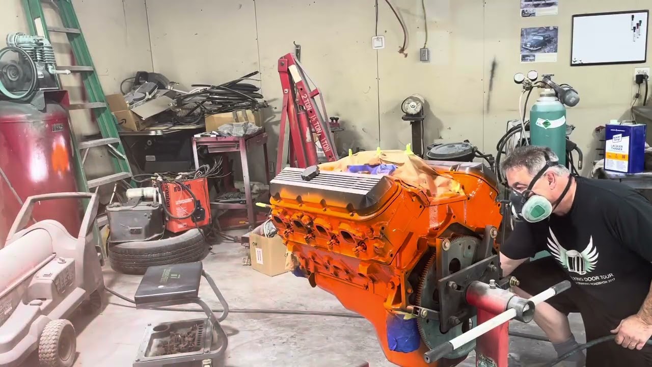 Bringing back Dads 1976 Suburban; engine install!