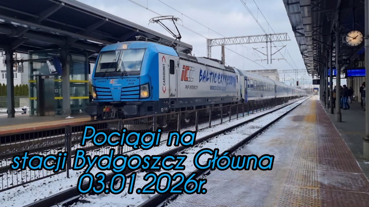Pociągi na stacji Bydgoszcz Główna Trains at Bydgoszcz Główna station