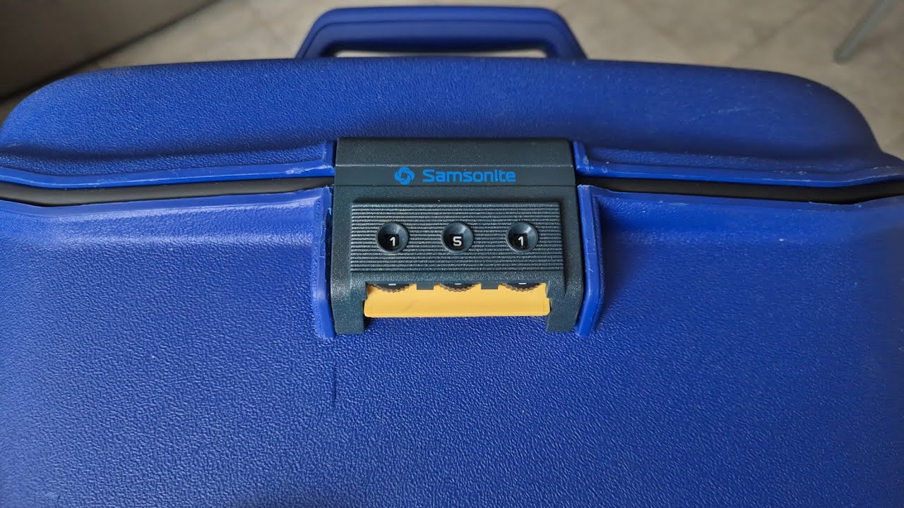 Cómo Abrir Una Maleta Samsonite Si Nos Hemos Olvidado De La Clave How To Unlock a Samsonite Luggage
