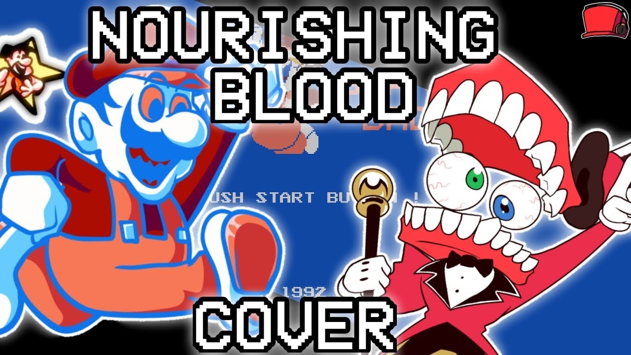 Caine Plays Grand dad 7!? | Nourishing Blood But Caine Sings It | Mario Madness V2 Cover