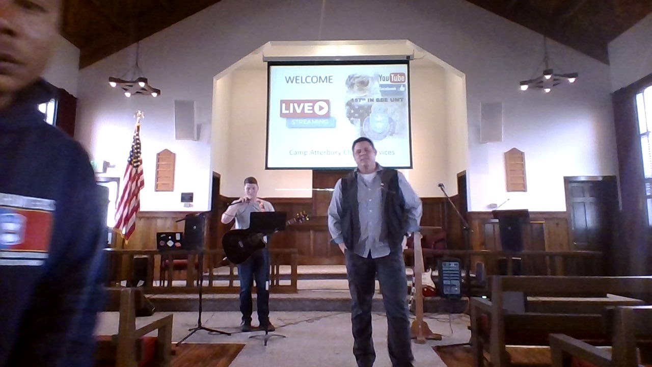 Camp Atterbury, Indiana Chapel Service - 157th IN BDE UMT