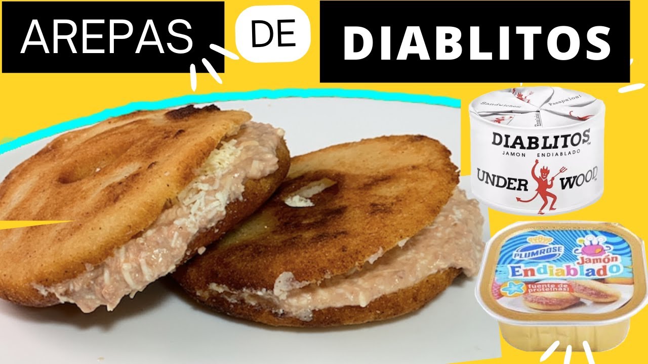 Arepa de diablito ó jamón endiablado