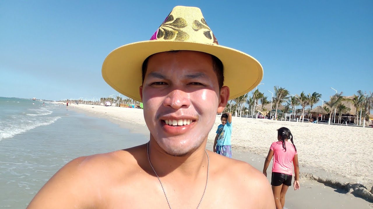 🏊‍♂️ PLAYA NORTE CD. DEL CARMEN CAMPECHE (MEXICO) 🇲🇽 (Asi esta el día del hoy)