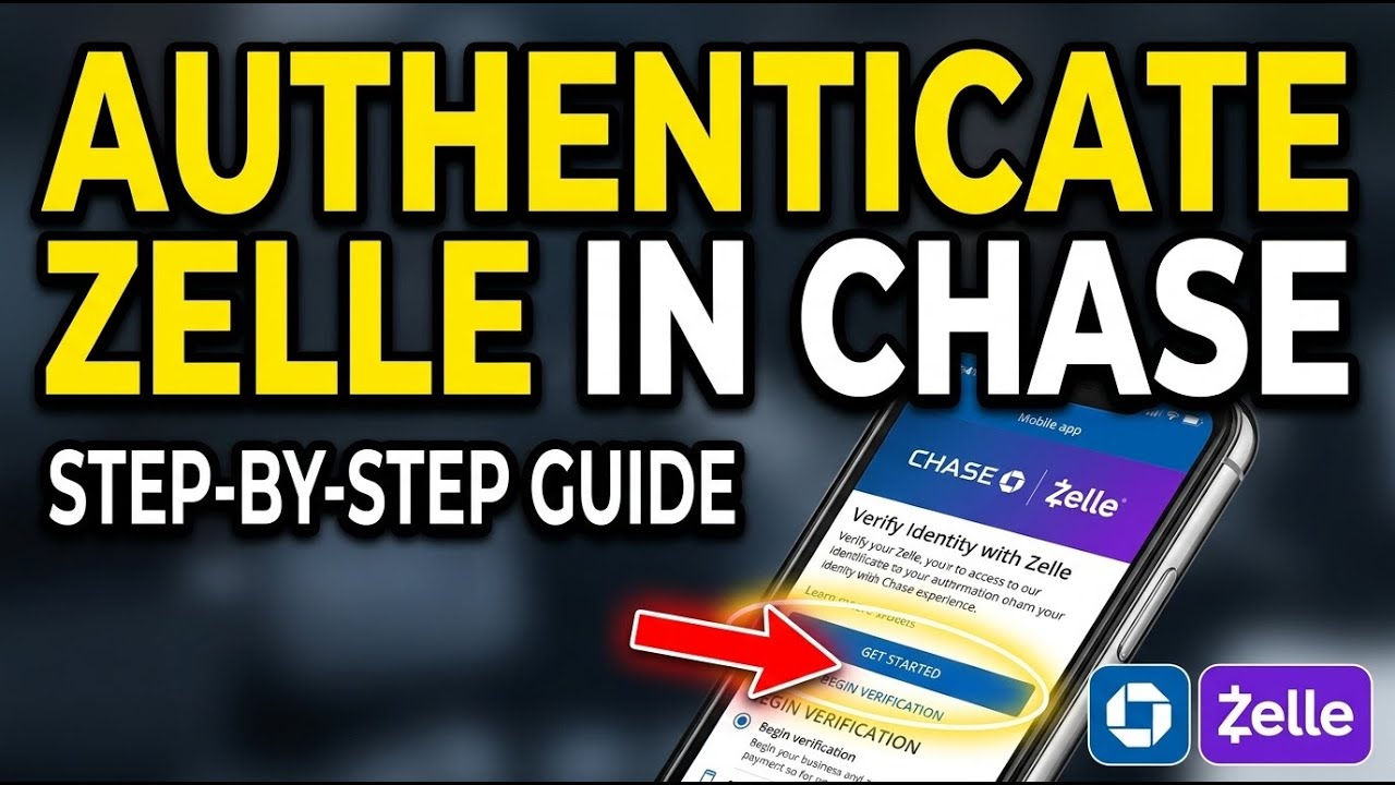 How to authenticate with Zelle in Chase app - Step By Step