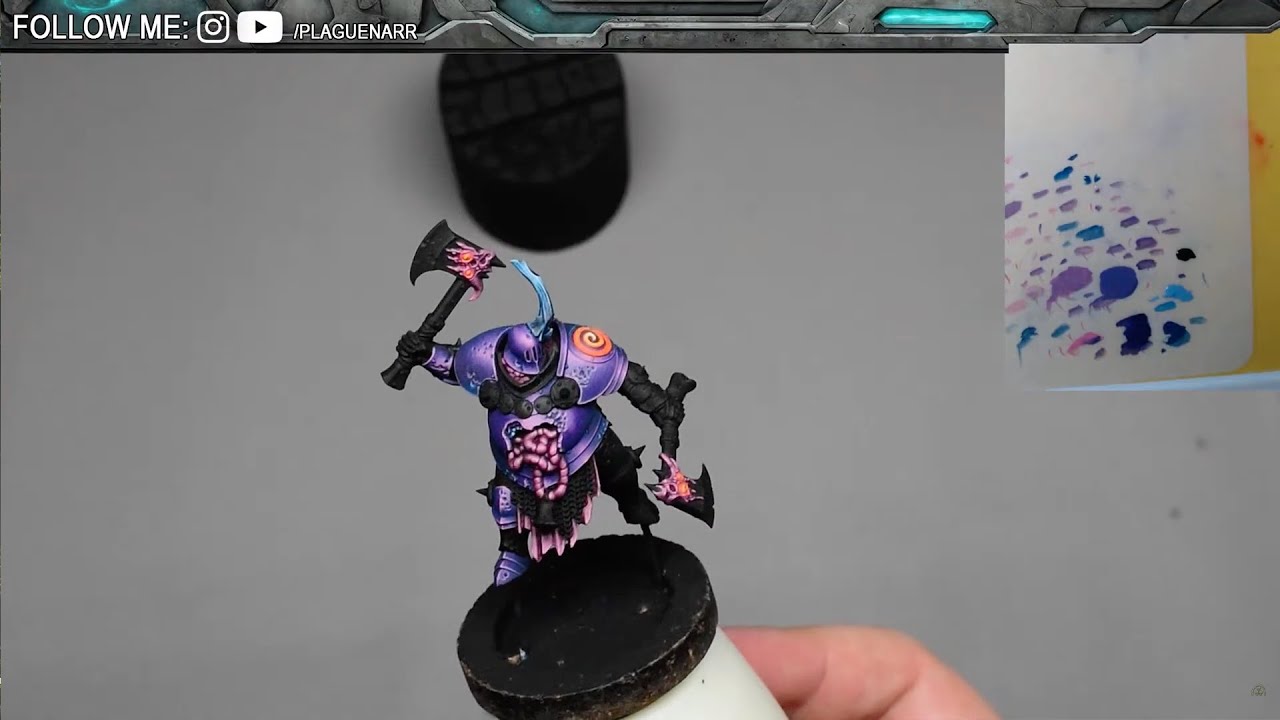 Warhammer Darkwater Blight Templar painting