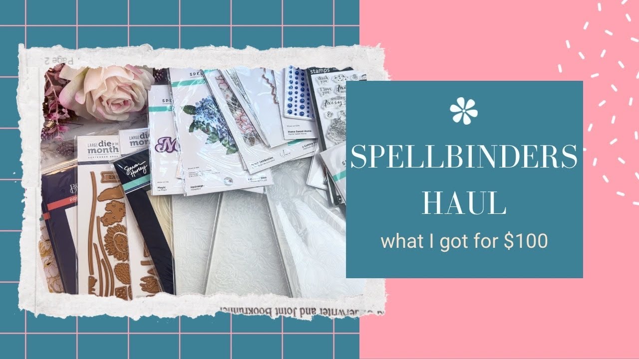 What I Got for $100 at the Spellbinders Warehouse Sale | Cardmaking Haul 2025