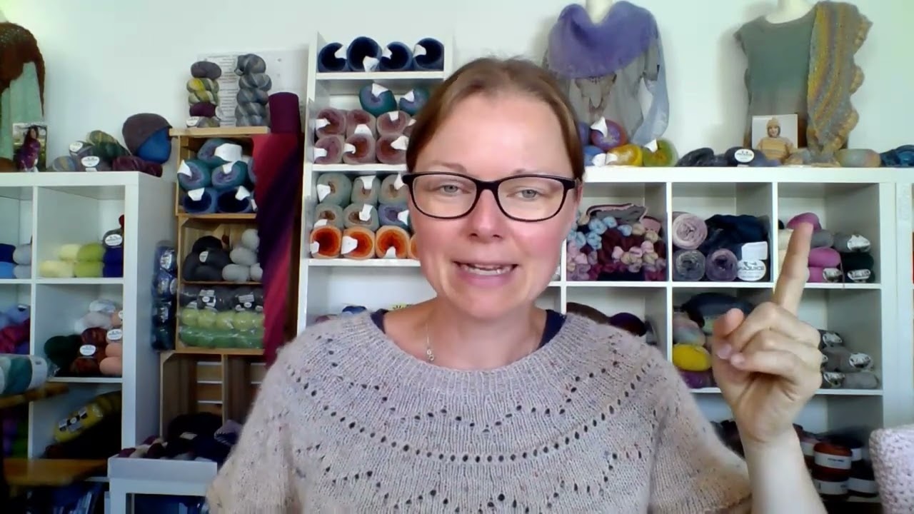 Strickset Pullover mit Rundpasse von oben stricken aus Farbverlaufsbobbel