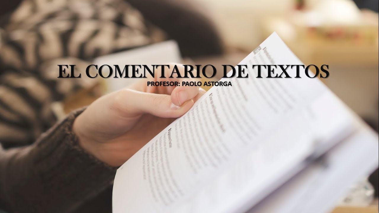 El comentario de textos