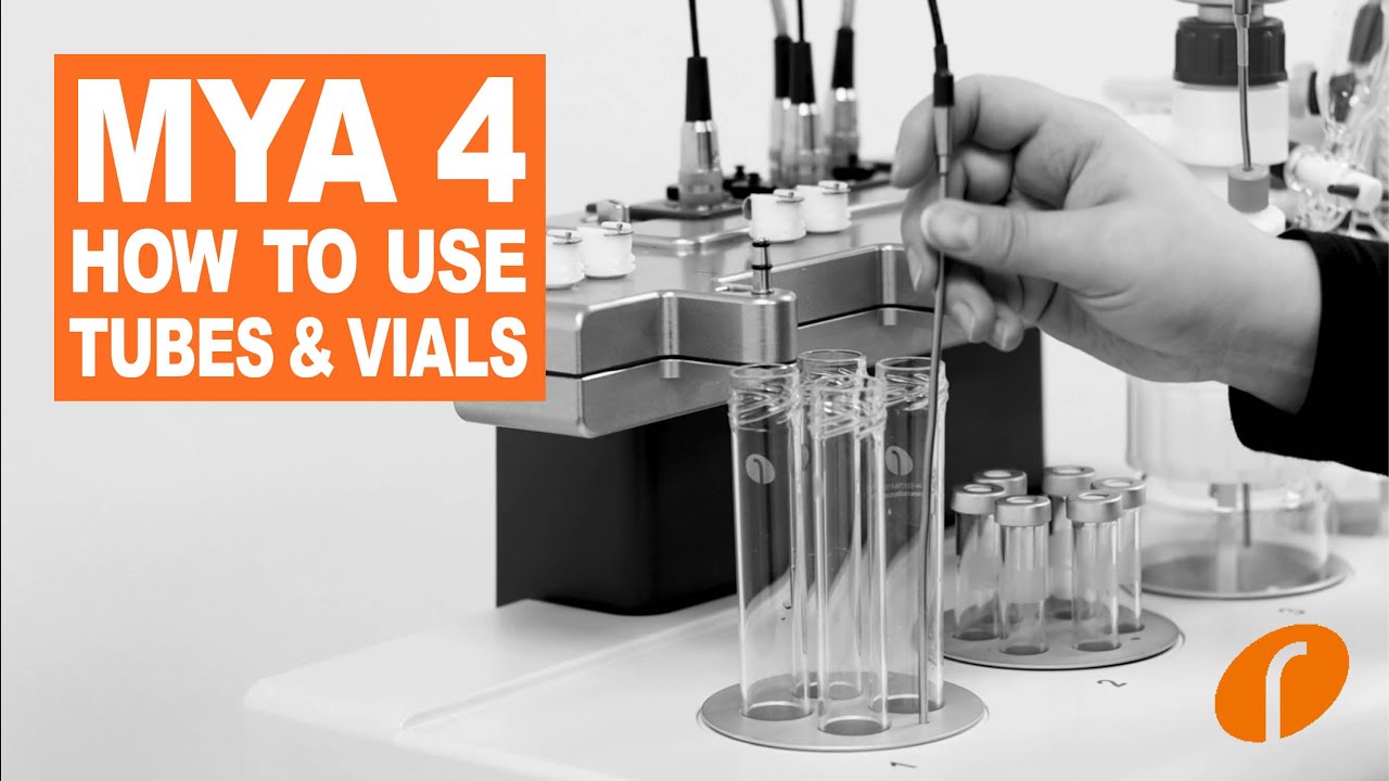 How to use vials/tubes with the Mya 4 Reaction Station for reaction optimization