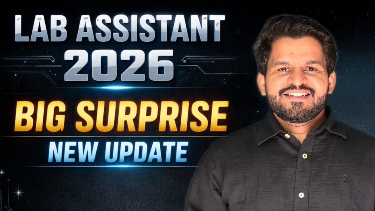 LAB ASSISTANT NEW VACANCY 2026 | LAB ASSISTANT NEW TEST SERIES | OFFLINE + ONLINE TEST SERIES  2026