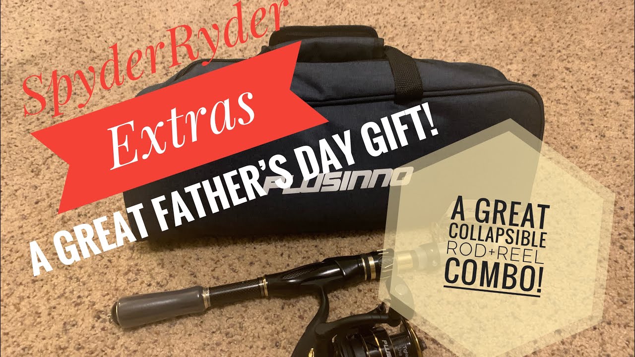 Plusinno collapsible rod+reel combo. A great Father’s Day gift for the weekend warrior!