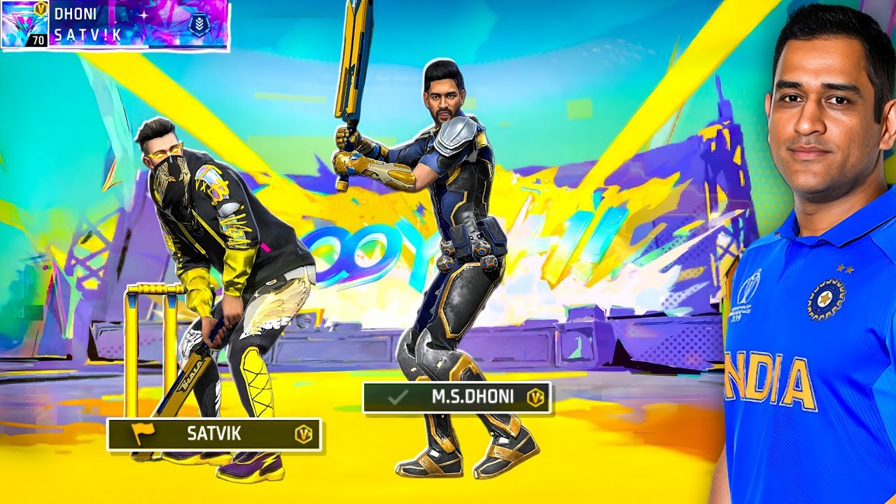 I became MS Dhoni in Free Fire