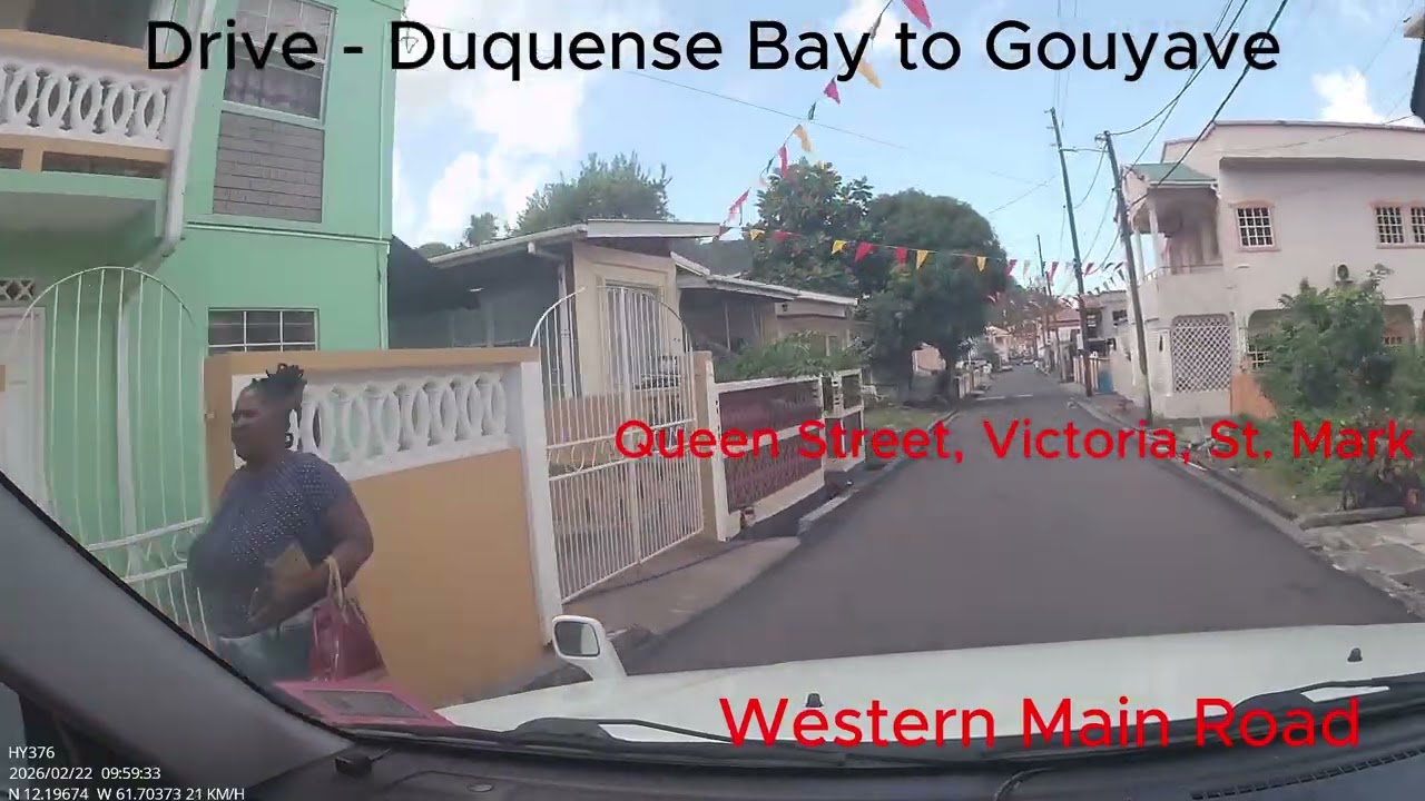 Drive - Duquense Bay to Gouyave