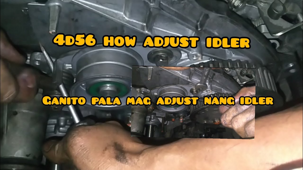 4d56 how install idler timing  pulley