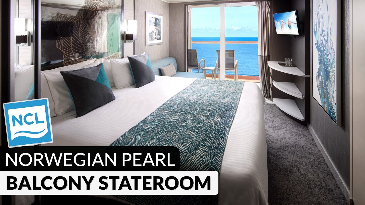 NCL Pearl | Balcony Stateroom Full Tour & Review 4K | Category B4 / BF / BA