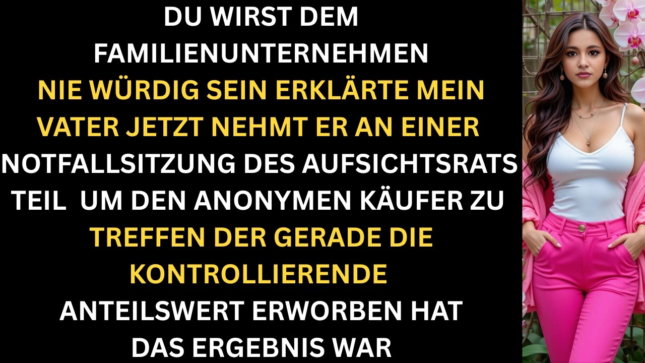 Die Firma meiner Familie war ihr Stolz  bis ich sie übernahm