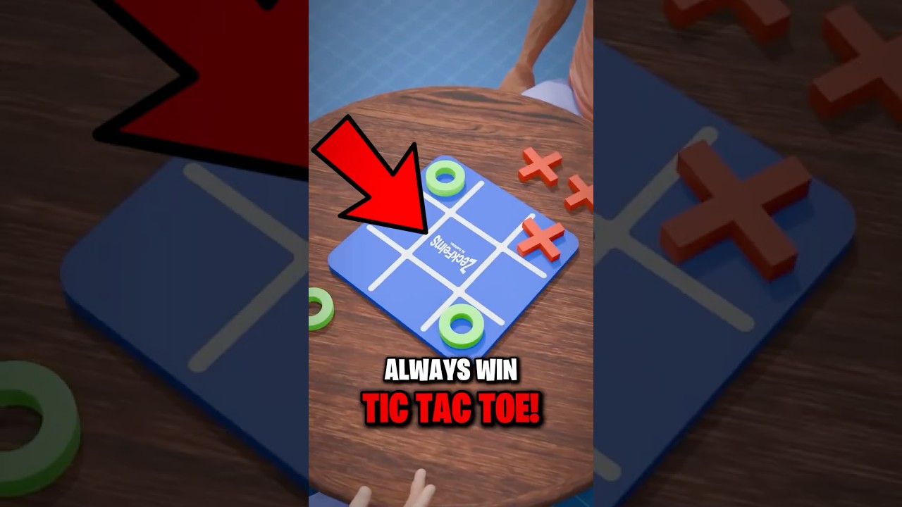 How To Always Win Tic Tac Toe ❌⭕
