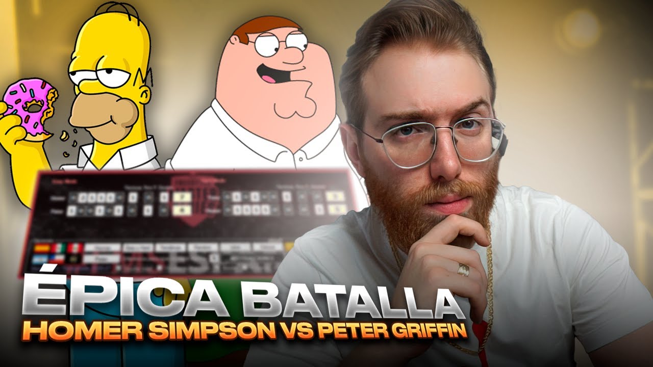 RODRIGO QUESADA VOTA LA ÉPICA BATALLA DEL FRIKISMO DE HOMER SIMPSON VS PETTER GRIFFIN