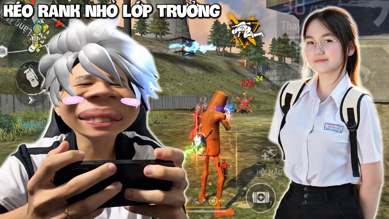 [Free Fire] KÉO RANK NHỎ LỚP TRƯỞNG TRẬN CUỐI LÊN HUYỀN THOẠI SIÊU CĂNG